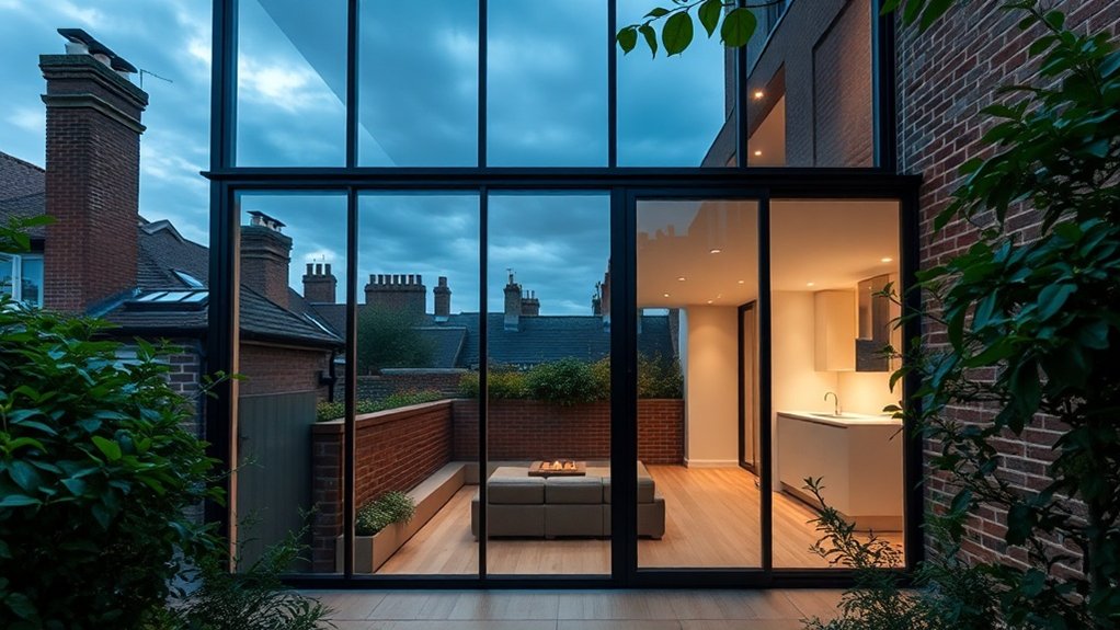 Glass Extension Walls Chesham