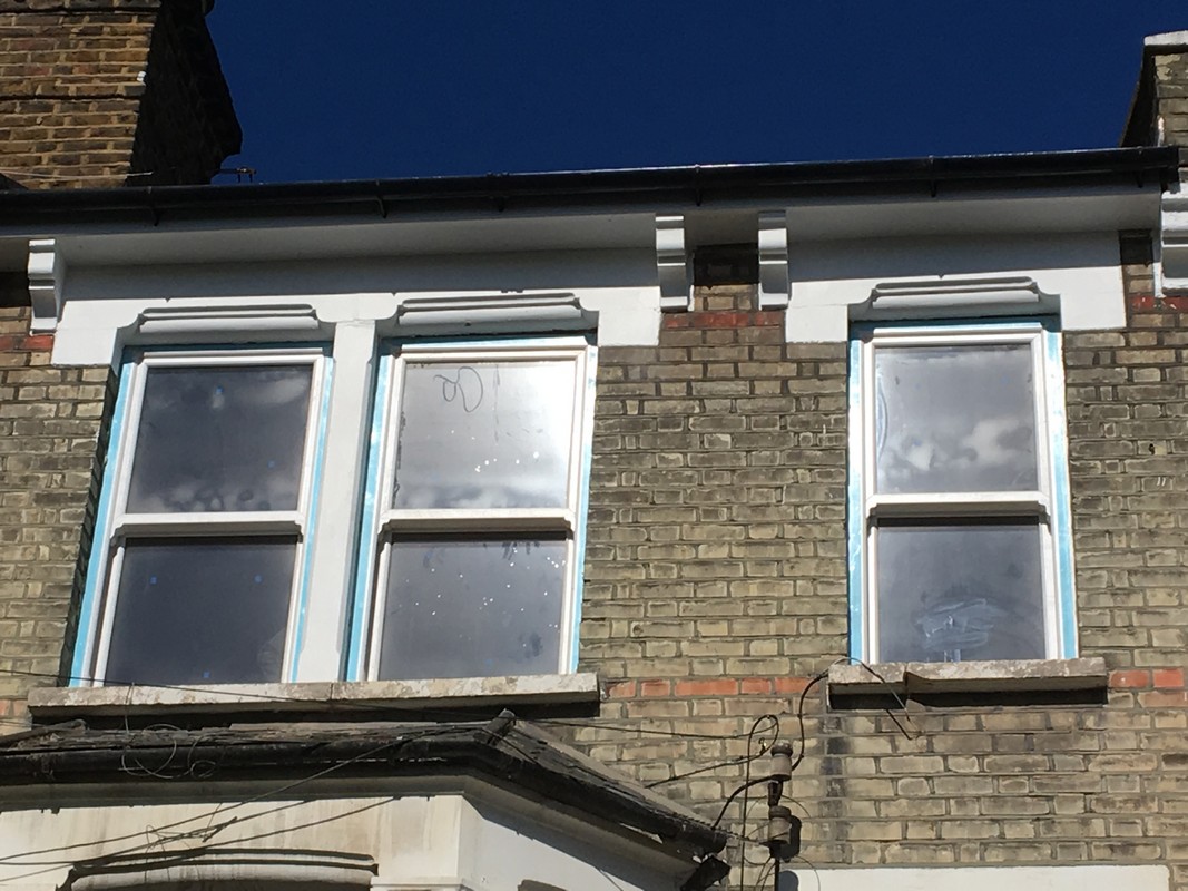 New uPVC sash windows fitted on Victorian terrace in Chesham